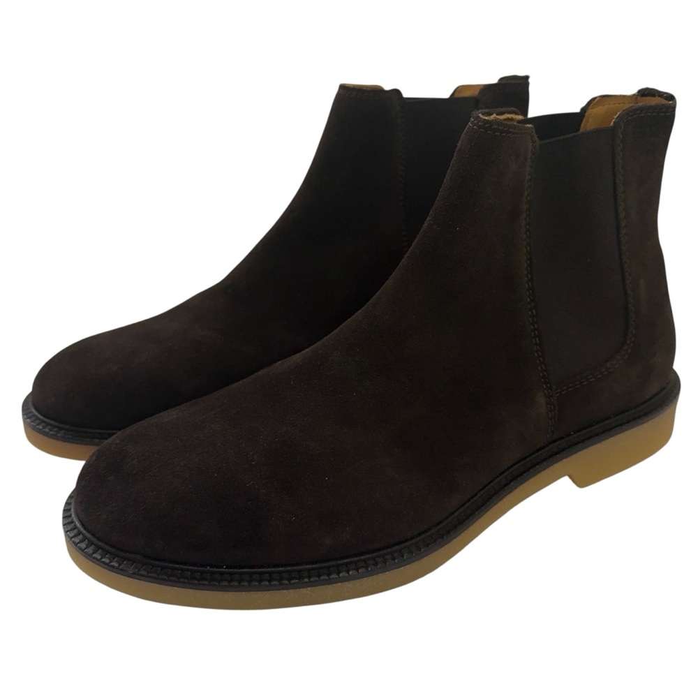 Boss Hugo Boss Chelsea Boots Mens Size EU 43 US 10 Suede Ankle Brown NEW